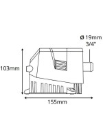 Attwood Sahara Mk2 Otomatik Sintine Pompası 800 GPH 24V