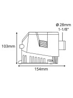 Attwood Sahara Mk2 Otomatik Sintine Pompası 1200 GPH 12V