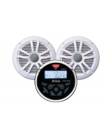 BOSS Audio Systems MCKGB350W.6 USB AUX Girişli Bluetoothlu Hoparlörlü Marin Teyp Seti