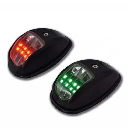 SEYİR FENERİ 12 V PLASTİK SİYAH TAKIM LED