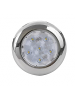 Krom Tavan Lambası 6 Ledli 12V Gün Işığı 10 cm