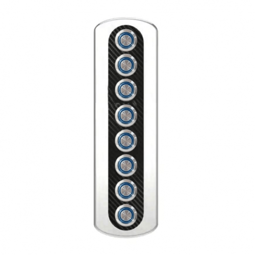 8'li Krom Switch Panel Sigortalı
