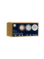 Tekne, Yat, Karavan Aydınlatması 12V/24V - Beyaz Çerçeve / Beyaz Işık 75 mm