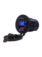 Type c , Usb, Voltmetre ,Hızlı şarj