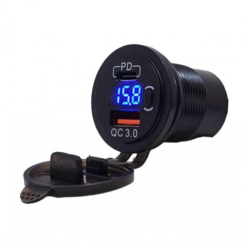 Type c , Usb, Voltmetre ,Hızlı şarj