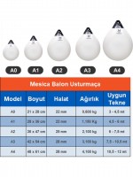 MESİCA A-4 BALON USTURMACA BEYAZ 42*61CM