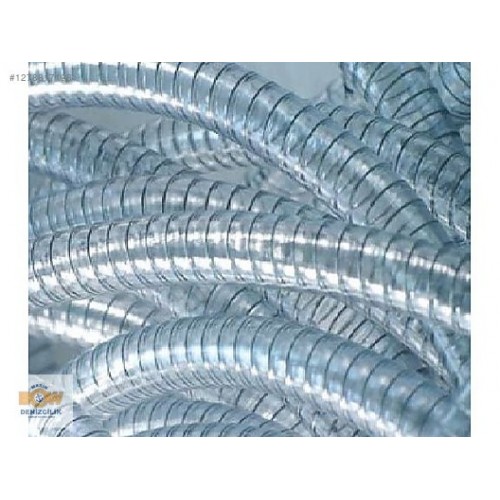ŞEFFAF ÇELİK TELLİ HORTUM 19MM ŞEFFAF ÇELİK TELLİ HORTUM 19MM