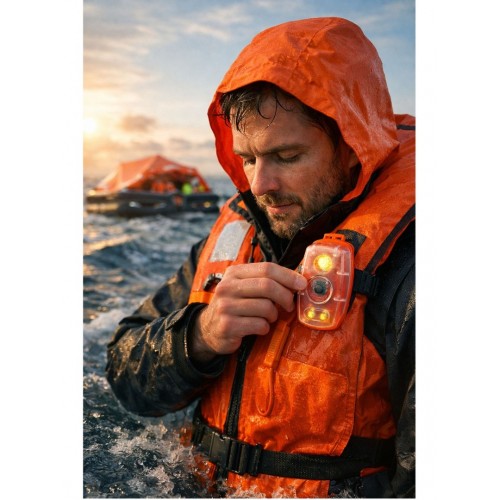 OTOMATİK CAN YELEĞİ IŞIĞI SOLASLI SAHİL GÜVENLİK ONAYLI